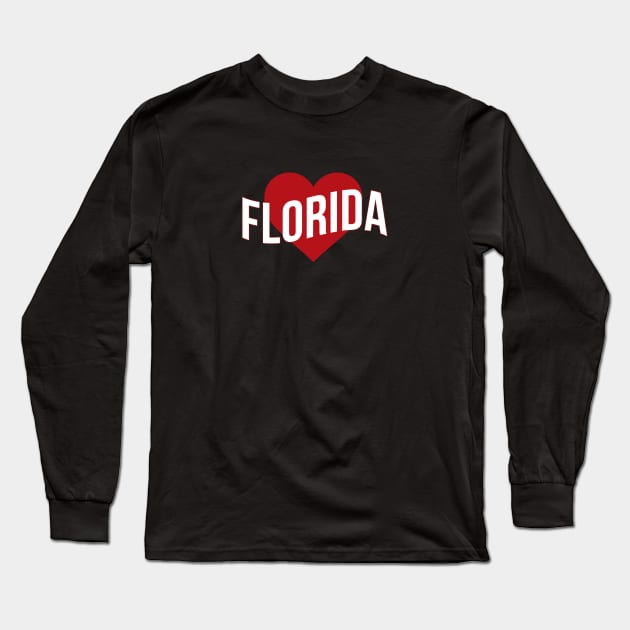 Florida Love Long Sleeve T-Shirt by Novel_Designs